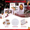 12Pcs White Cookie Boxes 8.75in x 5.75in x 2.75in