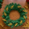 18Pcs 10in Christmas Artificial Glitter Berry Stem Ornaments