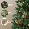 18Pcs 10in Christmas Artificial Glitter Berry Stem