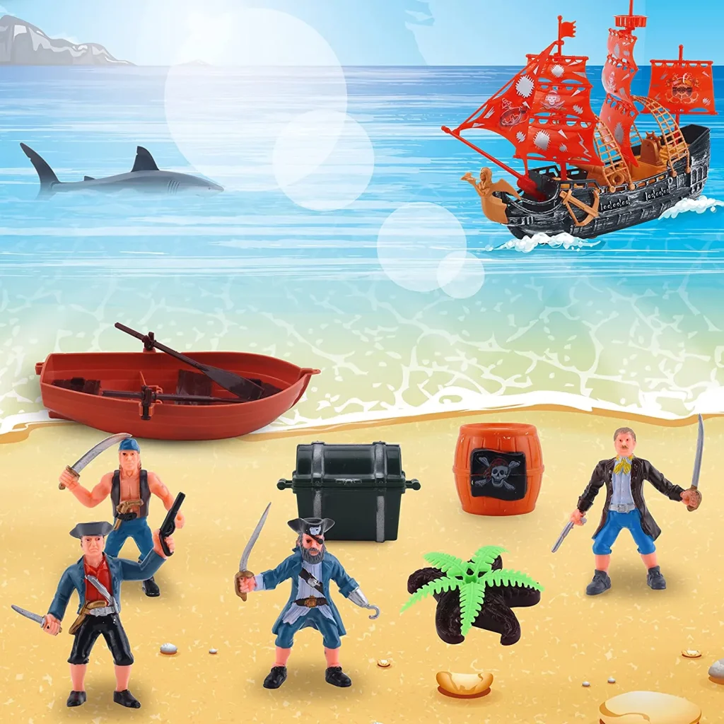Christmas Toy Pirate Action Figures