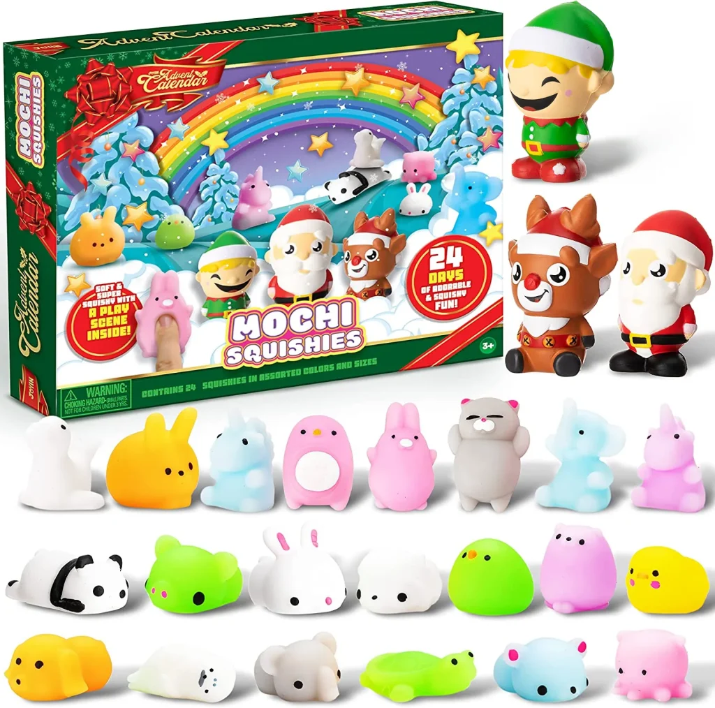 Soft and Yielding Toys Countdown Advent Calendar