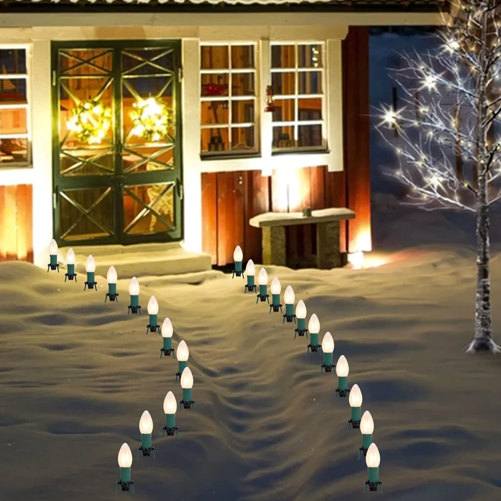 Decorate Outside for Christmas with Lights