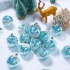 24 Pcs Deluxe Christmas Light Blue Ball Ornaments