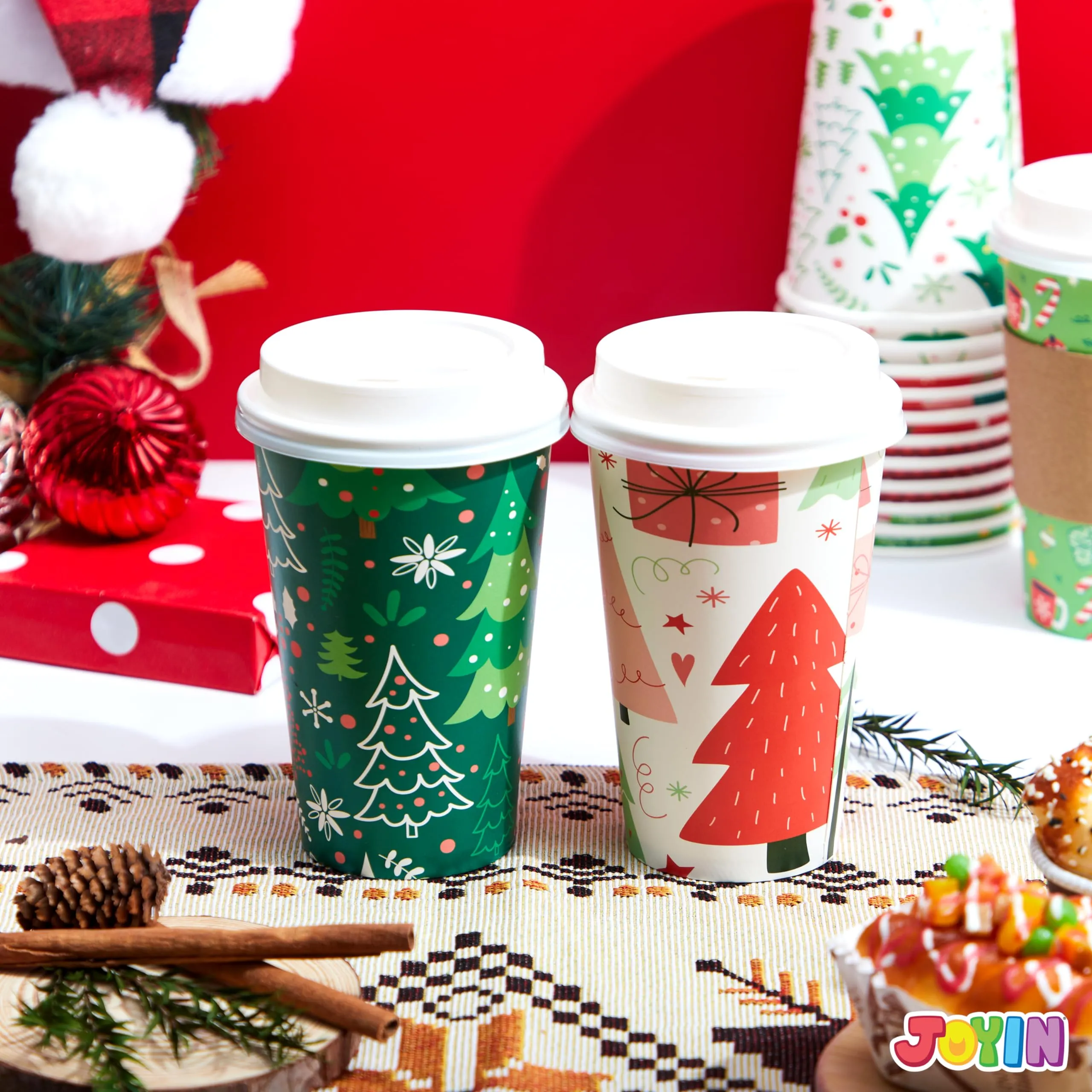 Uiifan 60 Pcs Christmas Plastic Cups Bulk 16 oz Christmas Cups Reusable  Holiday Plastic Cups Christm…See more Uiifan 60 Pcs Christmas Plastic Cups