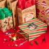 24Pcs Christmas Kraft Paper Gift Bags Set