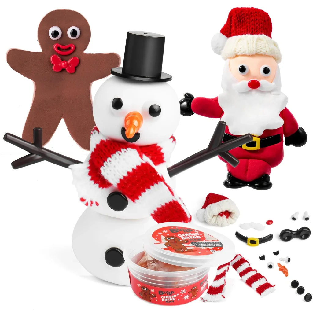Christmas Snowman, Santa, Gingerbread Man Craft Kit Decor
