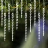 32 Pcs 5.3” Clear Plastic Twisted Icicle Ornament