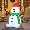 5ft Christmas Inflatables LED Light Up Snowman