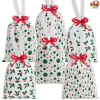 6 Pieces Christmas Drawstring Gift Bags for Party Decoration