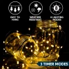 600-Count 198ft Warm White Christmas String Lights with 8 Modes