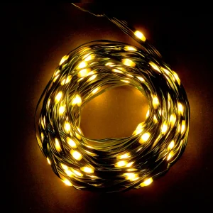 600-Count 198ft Warm White Christmas String Lights with 8 Modes