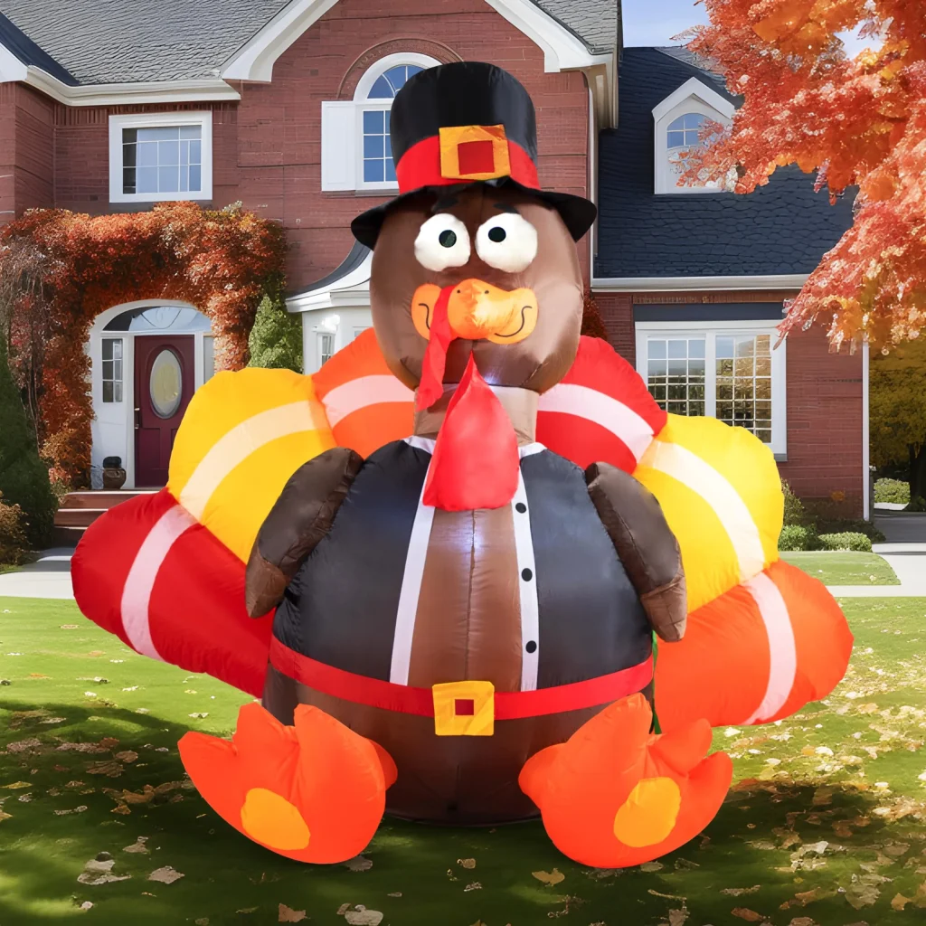 Large Inflatable Thanksgiving Turkey Decoration