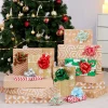 84Pcs Christmas Pull Bows with Ribbon 5in