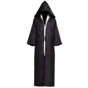Adult Men Tunic Hooded Robe Cloak Halloween Costume Role Play Cosplay