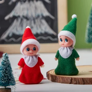 Christmas 2Pcs Tiny Elf Doll
