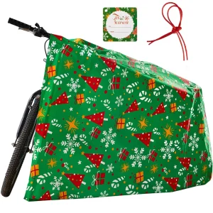 Christmas Jumbo Green Bike Gift Bag 72”x60”