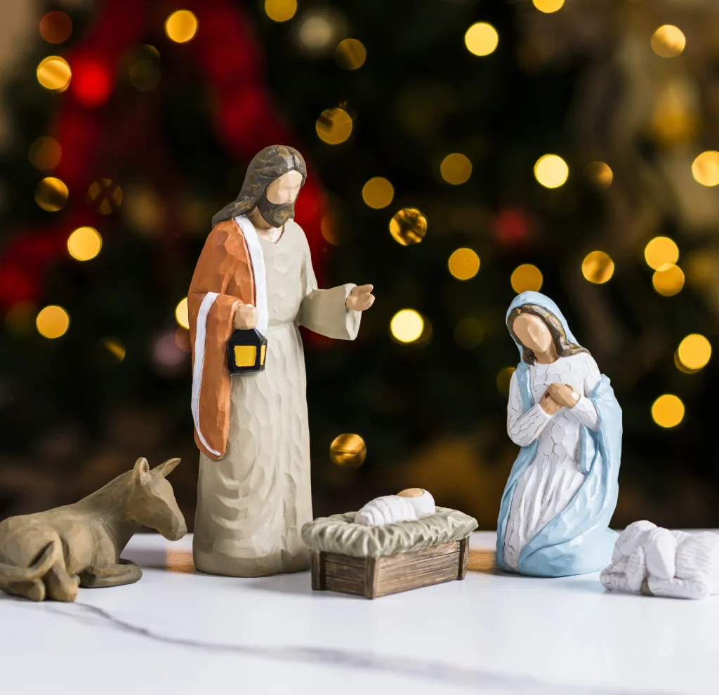 Resin Holy Family Nativity Figurines
