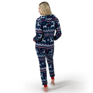 Adults Christmas Loose Hooded Pajamas