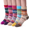 Women Winter Socks, Warm Thick Soft Wool Crew Socks