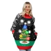 Women’s Christmas Tree Ugly Long Sweater