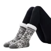 Womens Fleece Lining Fuzzy Slipper Socks