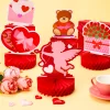 12 Pack Valentine Honeycomb Centerpieces for Table Decorations