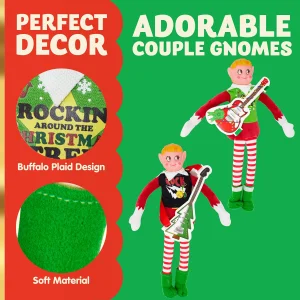 2 Packs Christmas Elf Accessories Clothing Rock Roll