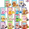 30 Packs Valentine's Day Gifts Cards with Animal Plush Toy for Kids