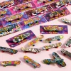 30 Packs Valentine's Finger Skateboards with Cards