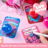30 Packs Valentine's Stretchy Balls with Cards