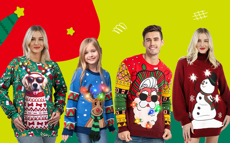17 Ugly Christmas Sweater Ideas for the Holidays