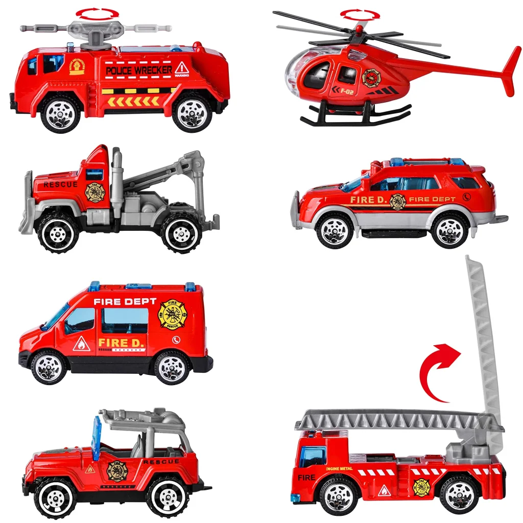Die-cast Fire Rescue Vehicle