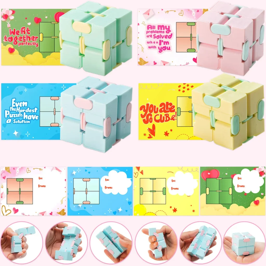 Infinity Cube Valentines Toys