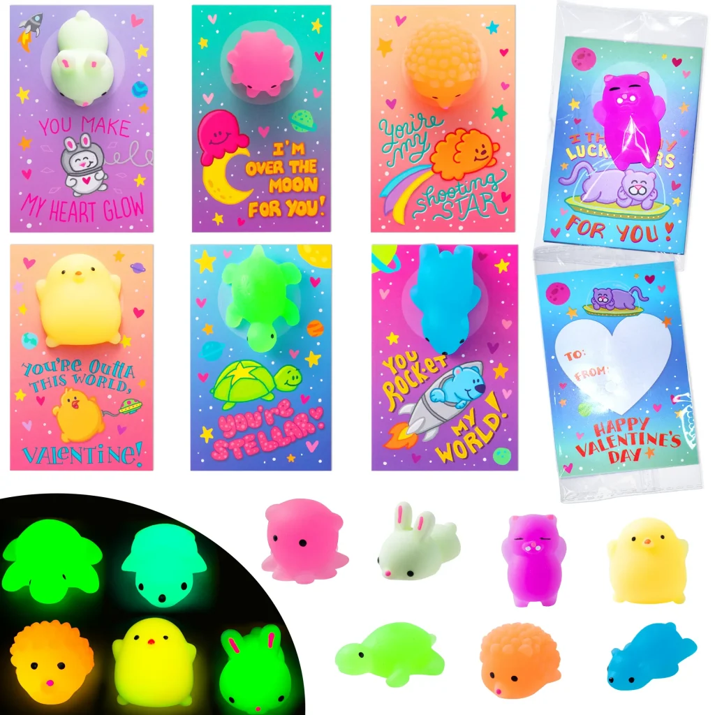 Mochi Squishy Toys and Valentines Cards
