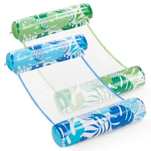 2 Packs 4-in-1 Multi-Purpose PVC Inflatable Pool Floats