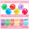 24 Packs Valentine's Day Stretchy Balls with Cards