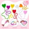 28 Pack Valentine's Day Sticky Heart Toys