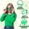 3 Pairs St. Patricks Day Shamrock Sunglasses