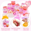 30 Pack Valentines Day Cards Heart Shape Slime