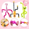 12 Packs Valentine's Day Telescopic Suction Pop Tube with Cards, Kids Toys Party Favors