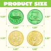 120Pcs St. Patrick’s Day Plastic Green & Gold Coins