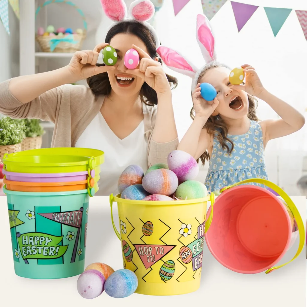 Bunny Plastic Easter Baskets