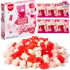 18Pcs 9.62OZ Valentine's Day Heart Gummies Love Heart Candy for Kids School Party