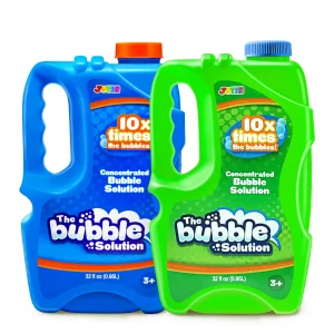 2 Bottles Bubbles Refill Solutions 64oz (up to 5 Gallon)  for Bubble Machine