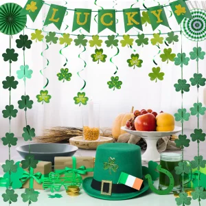 20Pcs St. Patrick’s Day Decorating Supply Set