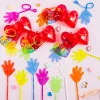 28 Pack Valentine's Day Sticky Hands with Cards, Classroom Exchange Gift for Kids (4)