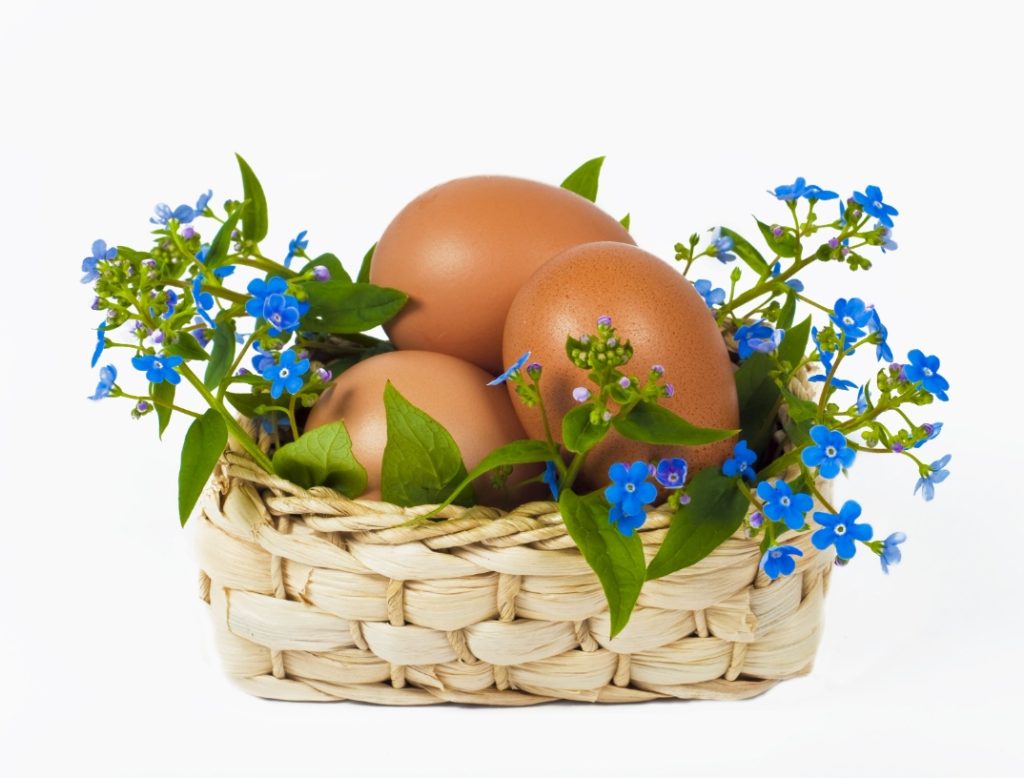 Fabric-Covered Eggs