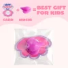 30 Packs Valentine Day Gift Cards with Mochi Squishy Toys for Kids Exchange Prizes