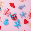 30 Packs Valentine's Day Gift Cards with Playfoam for Gift Exchange Prizes