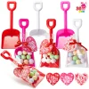 36Pcs Valentines Day I DIG You Cards with Shovel Toy for Kids Classroom Exchange